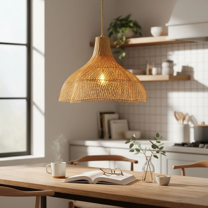 Çiçek Avize Rattan Q70 - 6