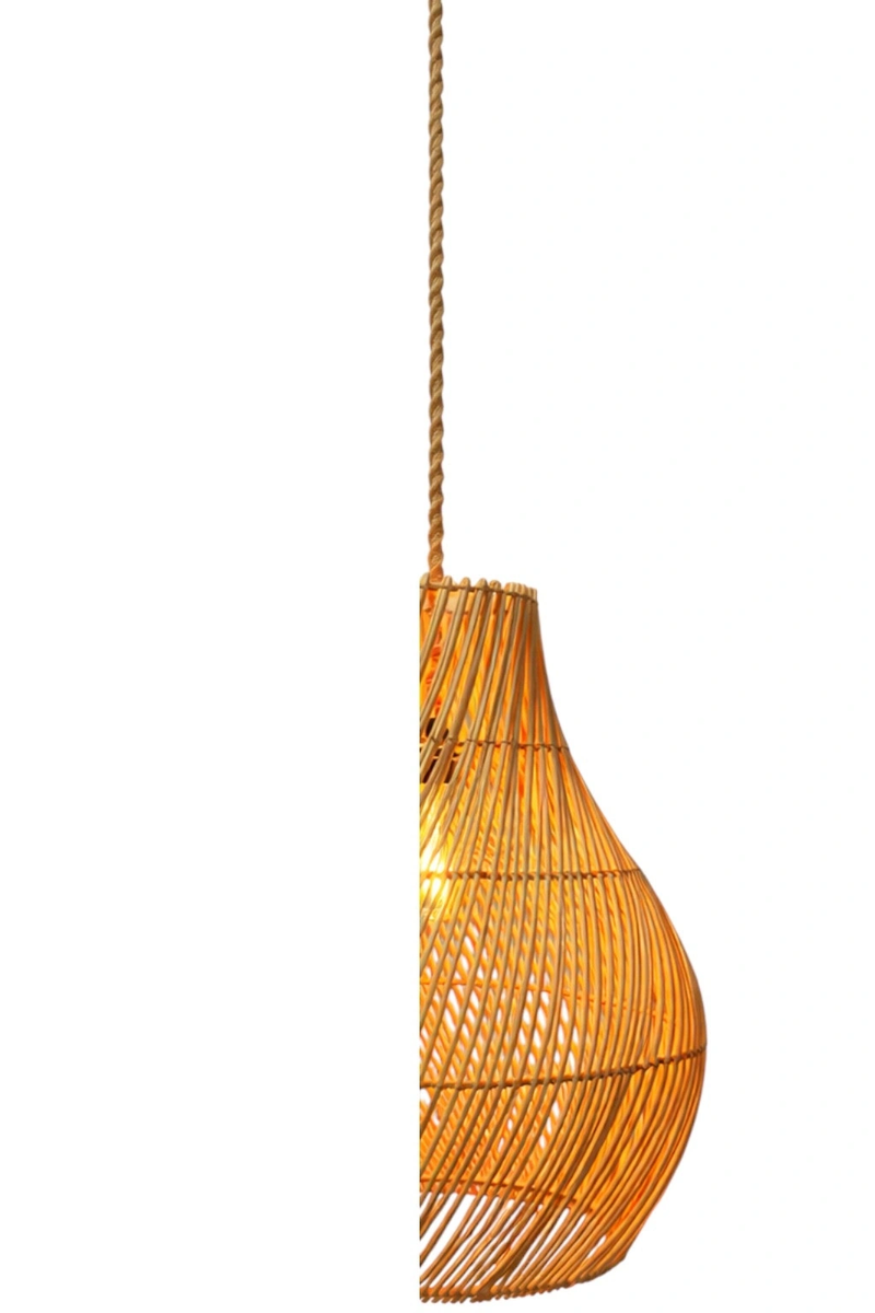 Güller Yan Rattan Avize - 3