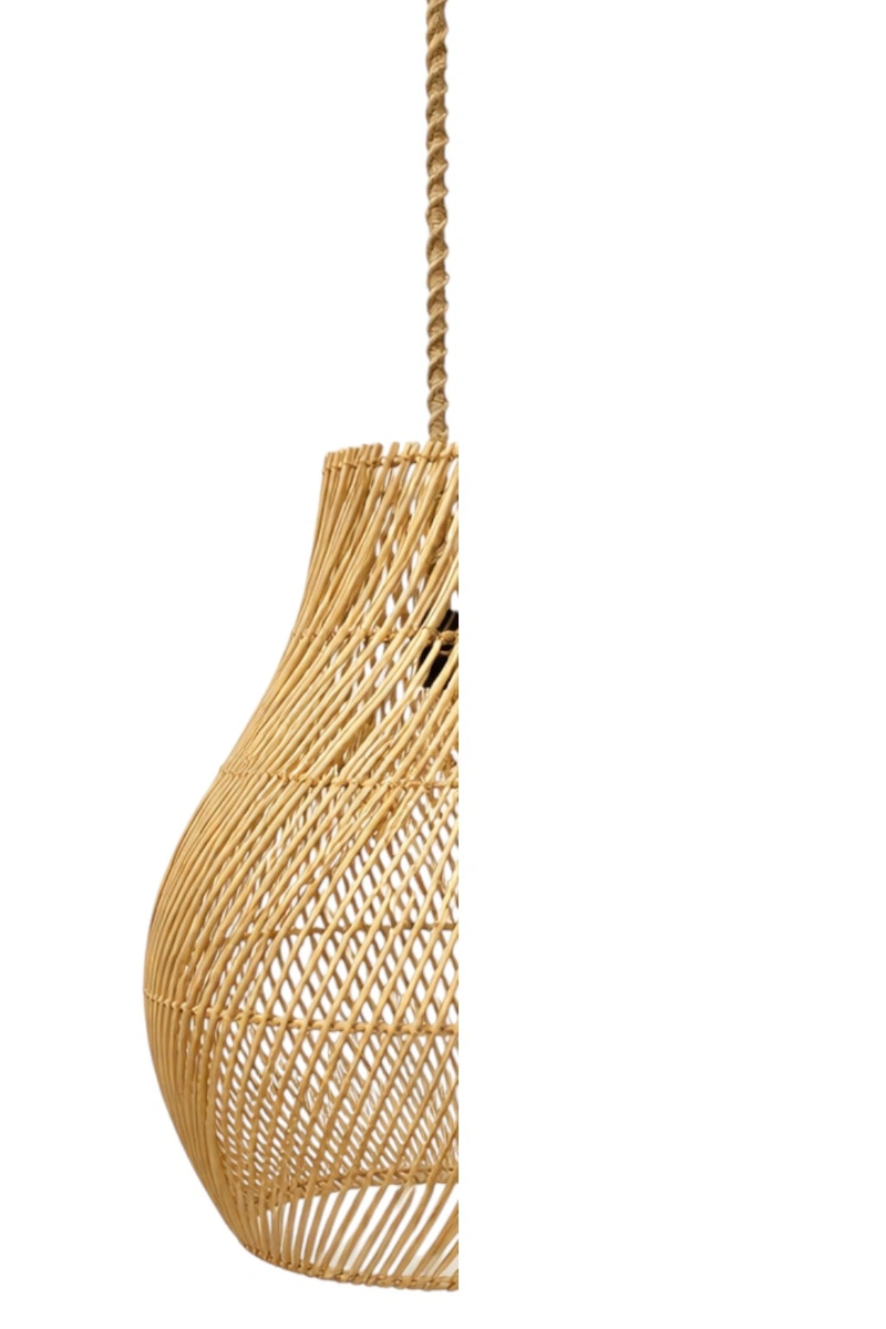Güller Yan Rattan Avize - 5
