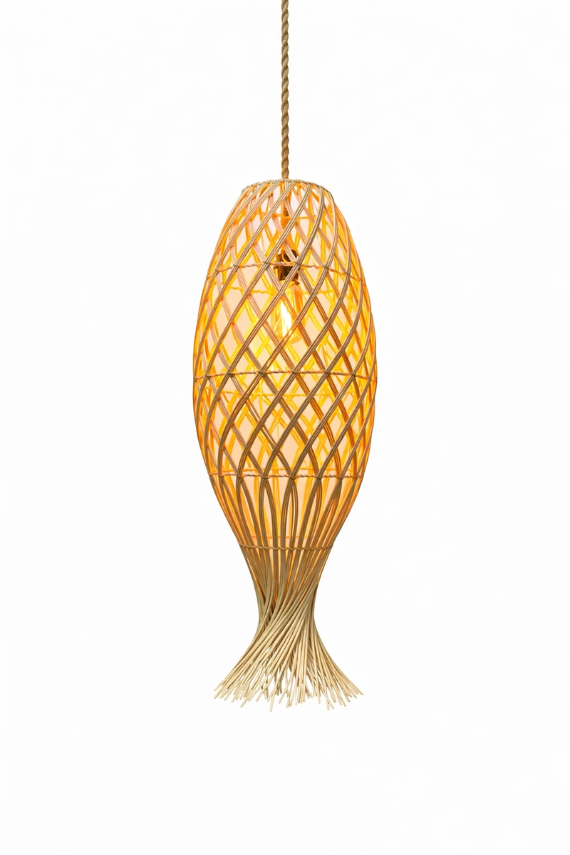 Corn Rattan Avize Rattan Avize