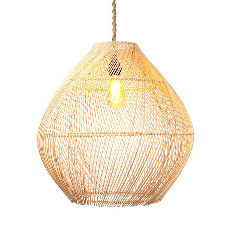 Rattan Gaia Yan Modeli Rattan Avize