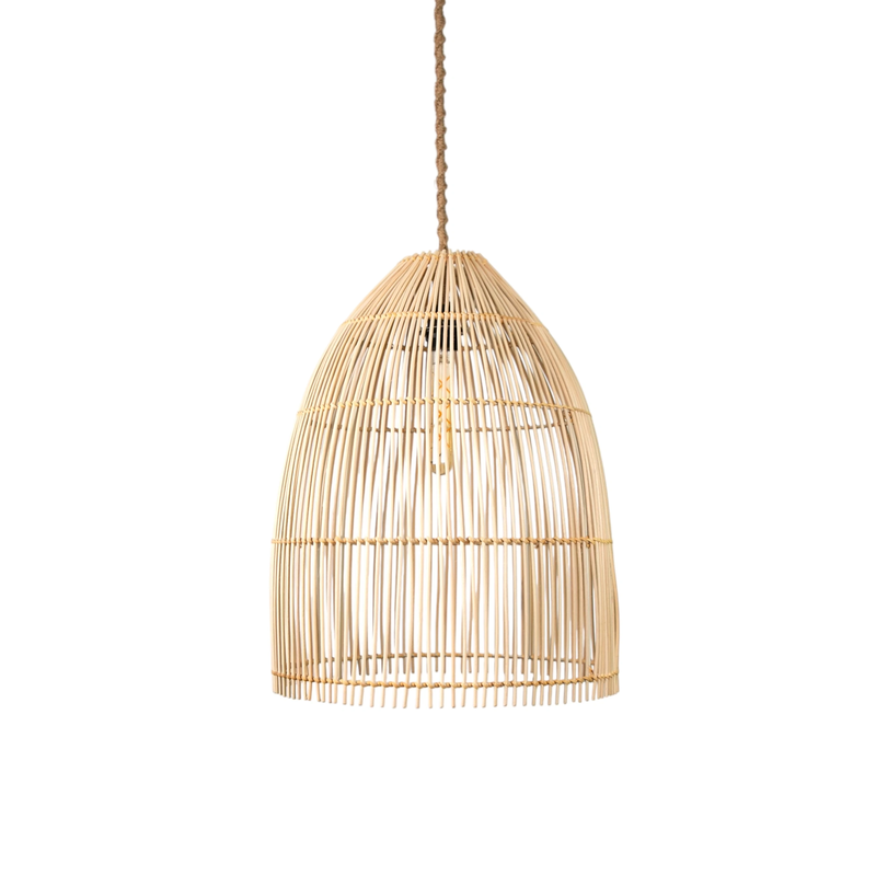 Rattan Thalia Düz Avize - 2