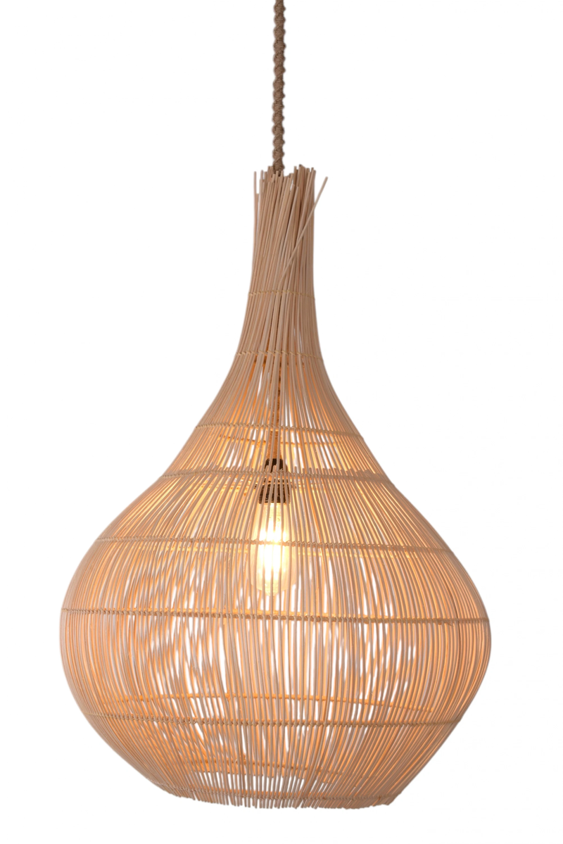 Salaşhane Düz Rattan Rattan Avize
