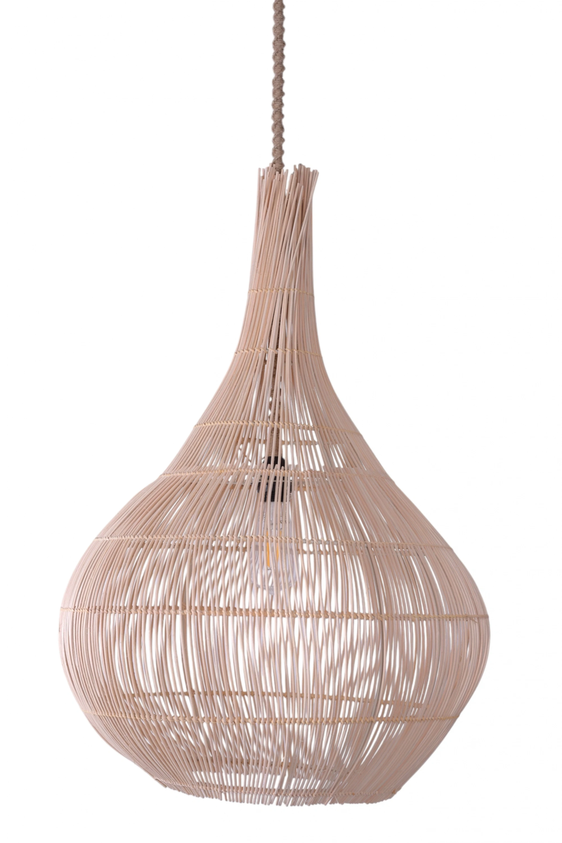 Salaşhane Düz Rattan Avize - Görsel 2