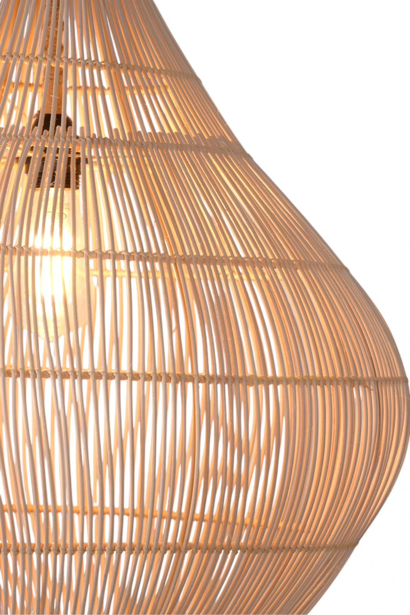 Salaşhane Düz Rattan Avize - Görsel 5