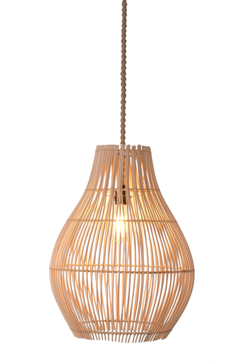 Güller Düz Rattan Rattan Avize