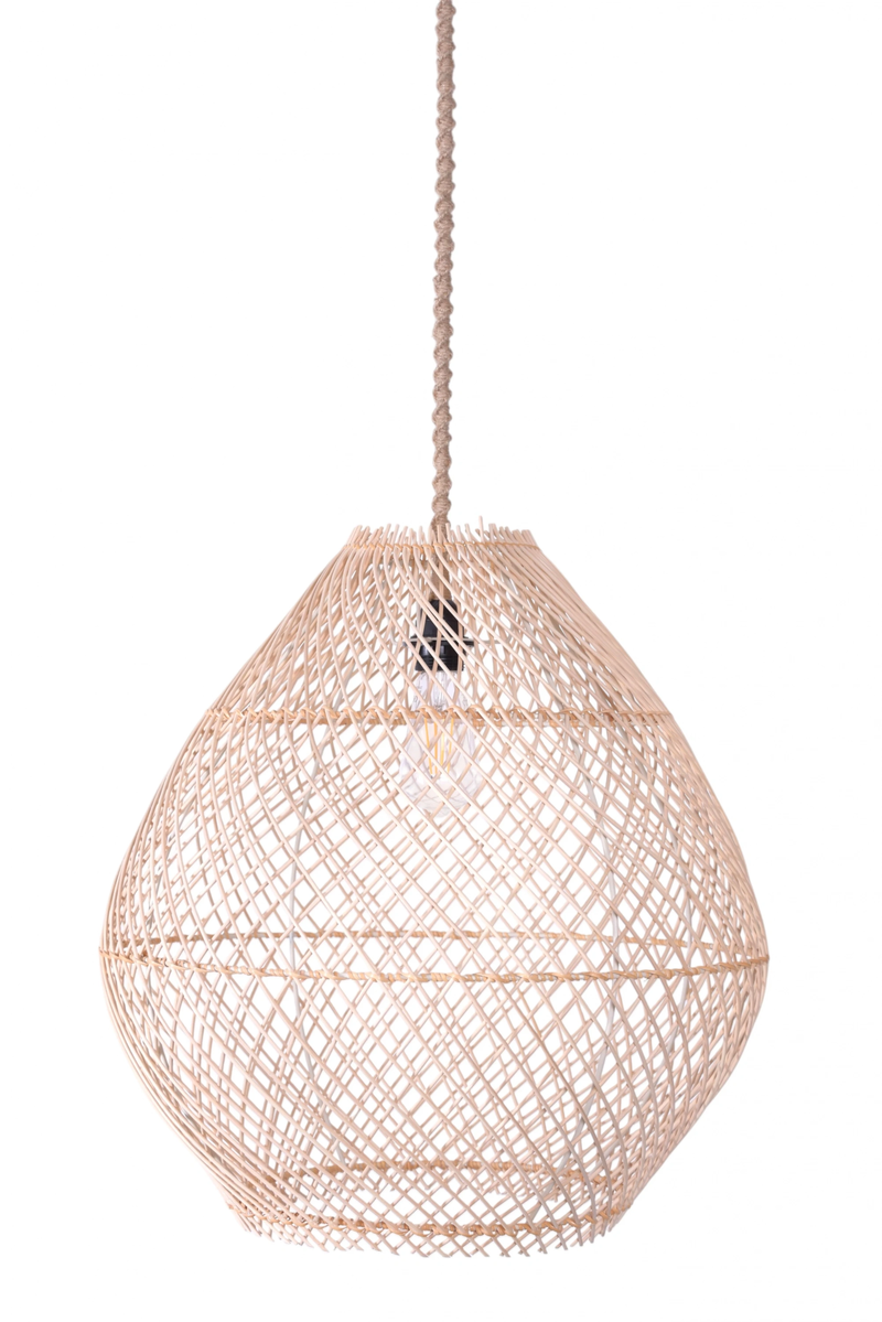 Gaia Çapraz Rattan Avize - 2