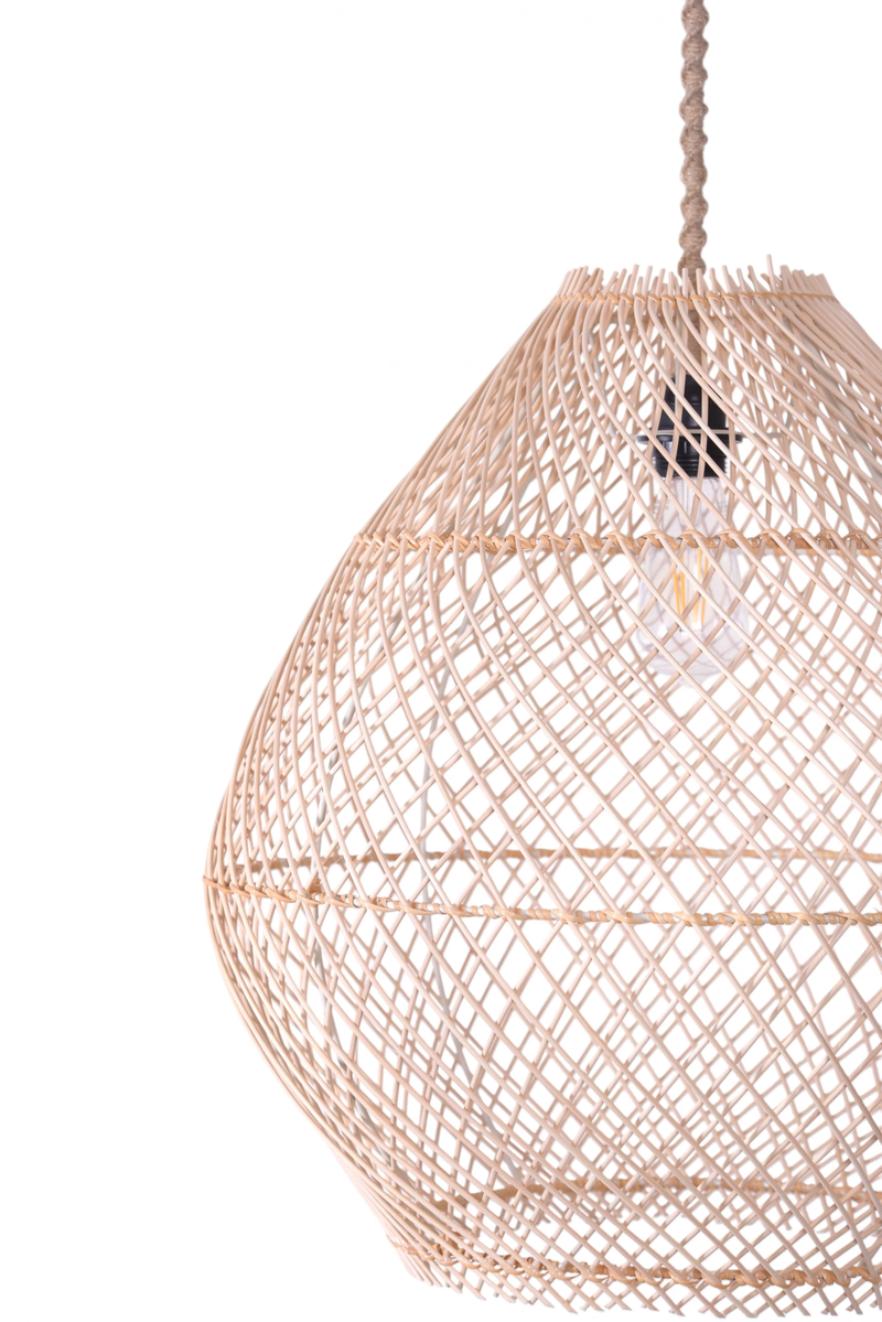 Gaia Çapraz Rattan Avize - 4