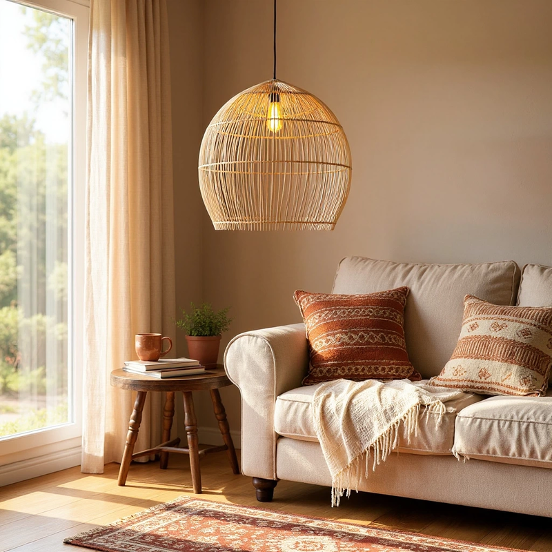 Balon Rattan Avize - 7