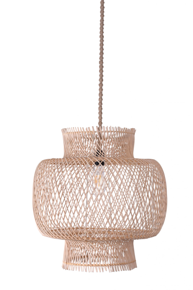 Aspendos Çapraz Rattan Avize 3