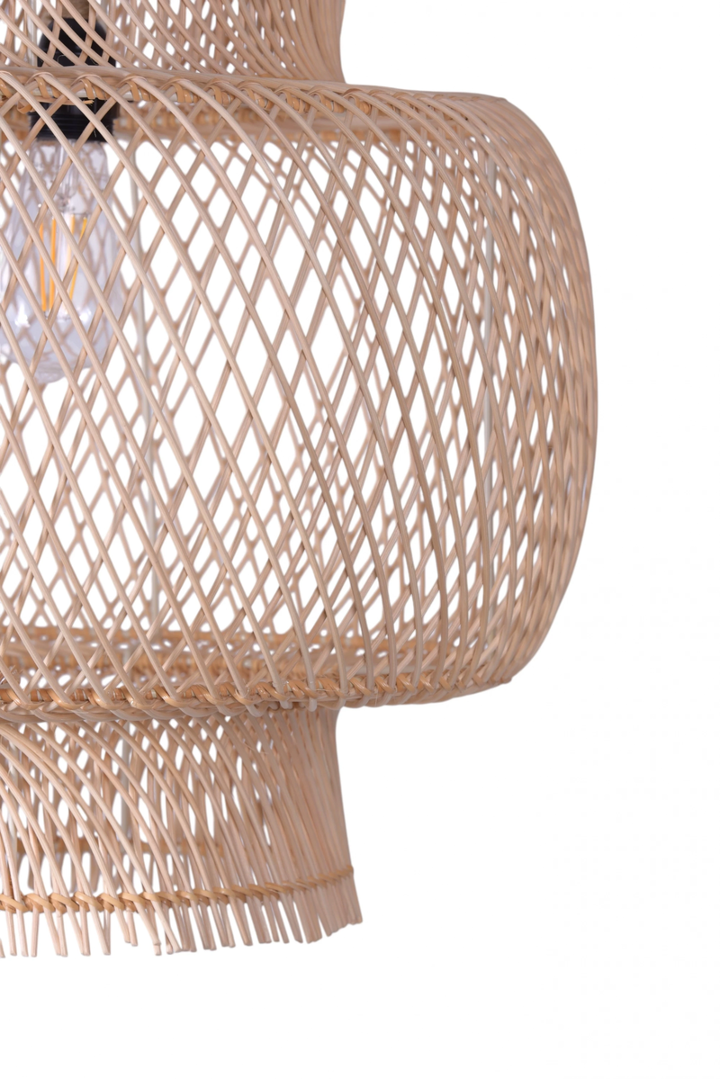 Aspendos Çapraz Rattan Avize 4